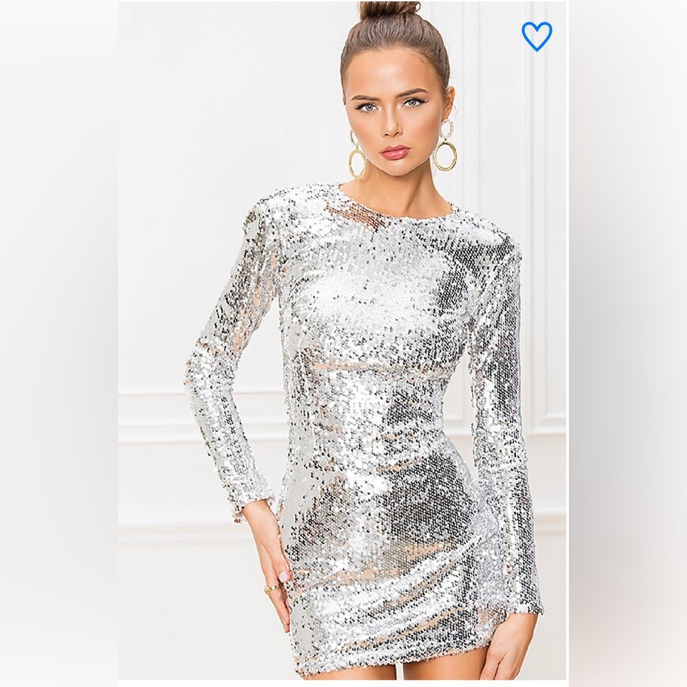 super down, sparkly dress